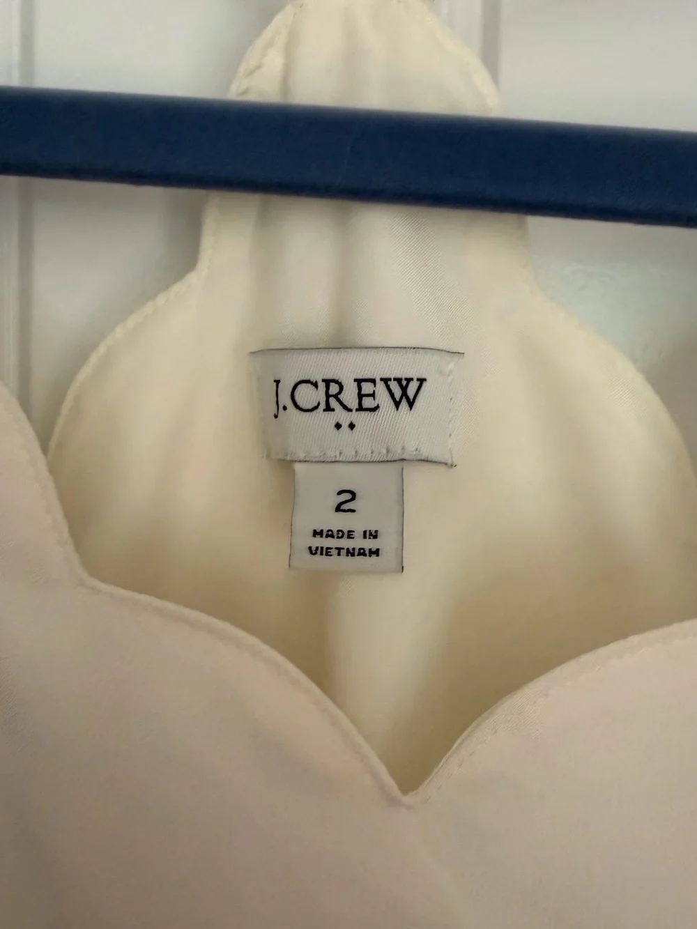 J. Crew lightweight cream